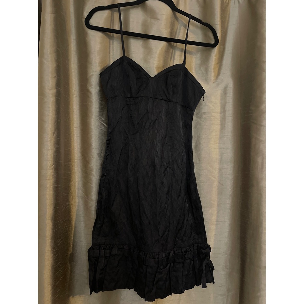 Richard Chia LOVE bra top dress black size 0